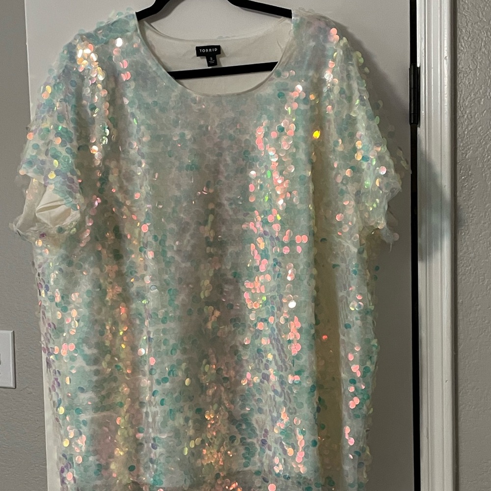 Torrid Iridescent Top